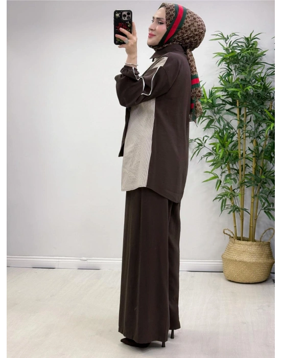 Kendinden Bağlamalı Spor Takım Kahverengi