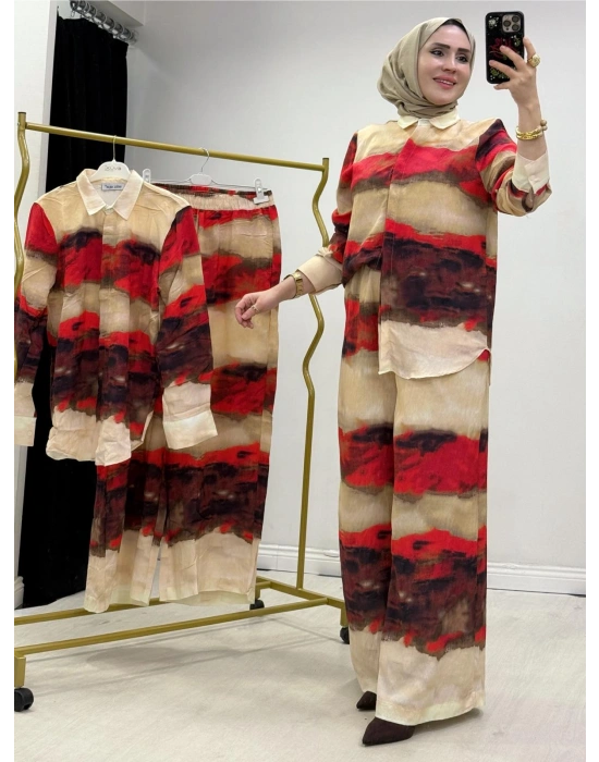 Yeni Sezon Batik Desen Pamuklu Takım