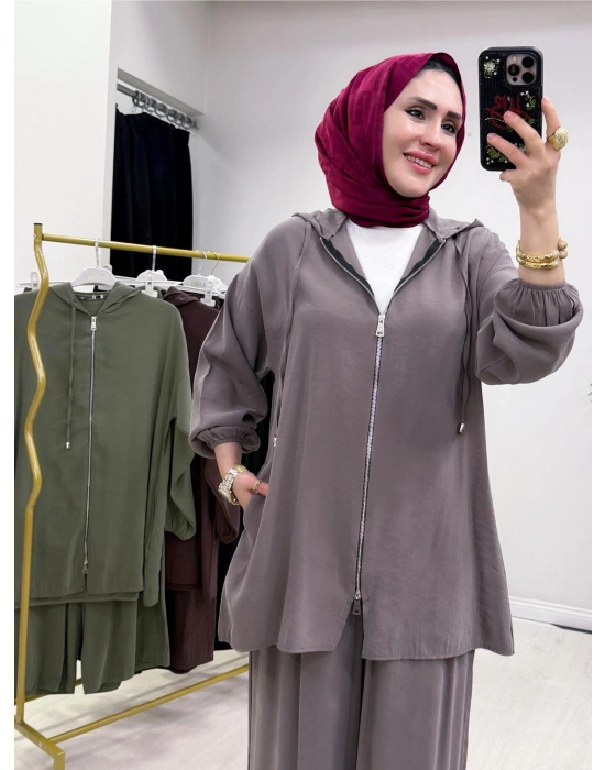 Yeni Sezon Kap Model Qupra Kumaş Takım Vizon