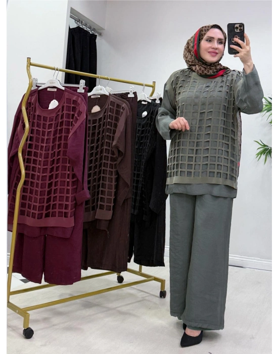 Lazer Kesim Tasarım Takım Haki