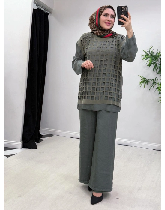 Lazer Kesim Tasarım Takım Haki