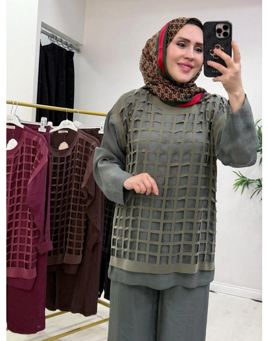 Lazer Kesim Tasarım Takım Haki