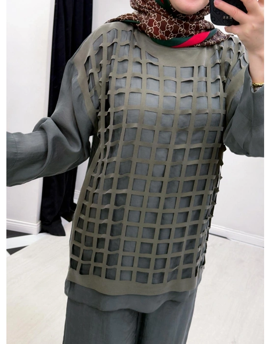 Lazer Kesim Tasarım Takım Haki