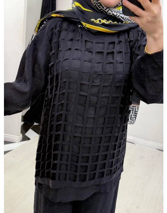 Lazer Kesim Tasarım Takım Siyah