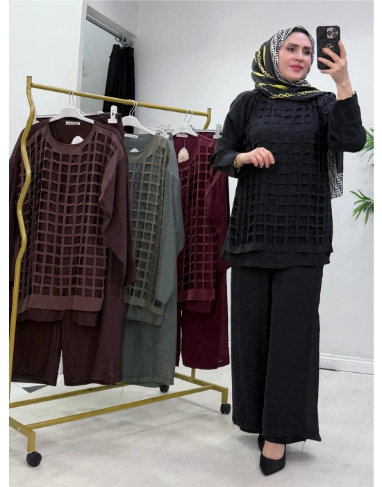 Lazer Kesim Tasarım Takım Siyah