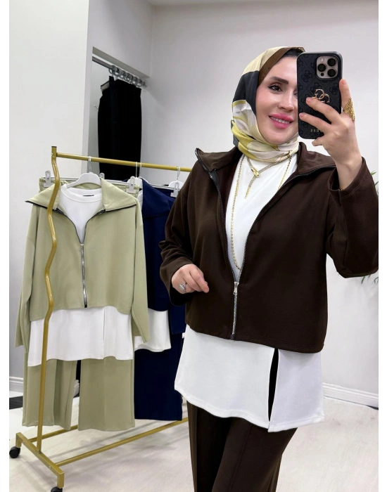 Yeni Sezon 3lü Takım Kahverengi