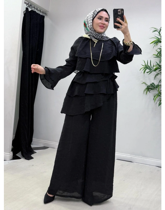 Kat Kat Tasarım Takım Siyah