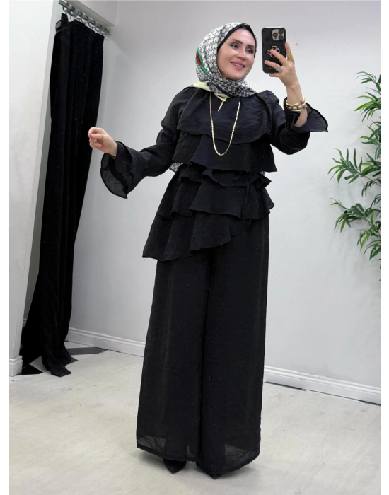 Kat Kat Tasarım Takım Siyah