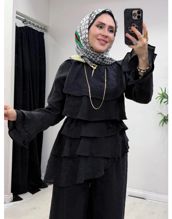 Kat Kat Tasarım Takım Siyah