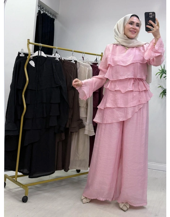 Kat Kat Tasarım Takım Pembe