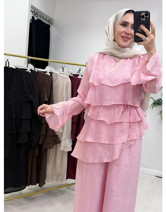 Kat Kat Tasarım Takım Pembe
