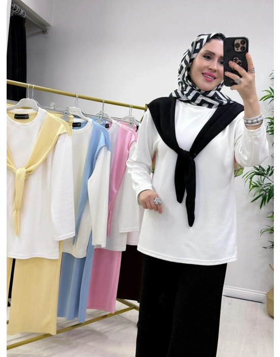 Bağlamalı Takım Siyah