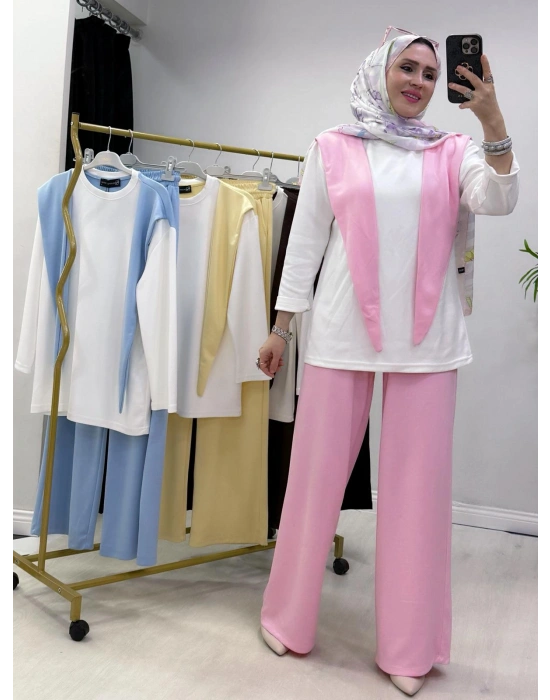 Bağlamalı Takım Pembe