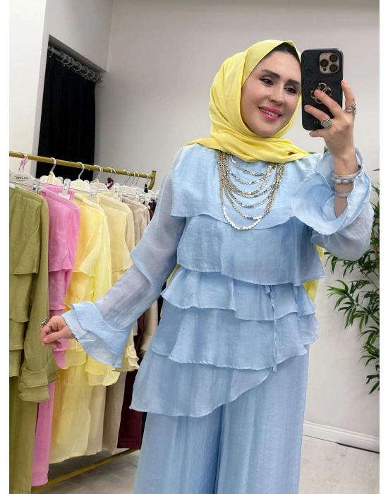Kat Kat Tasarım Takım Bebe Mavi
