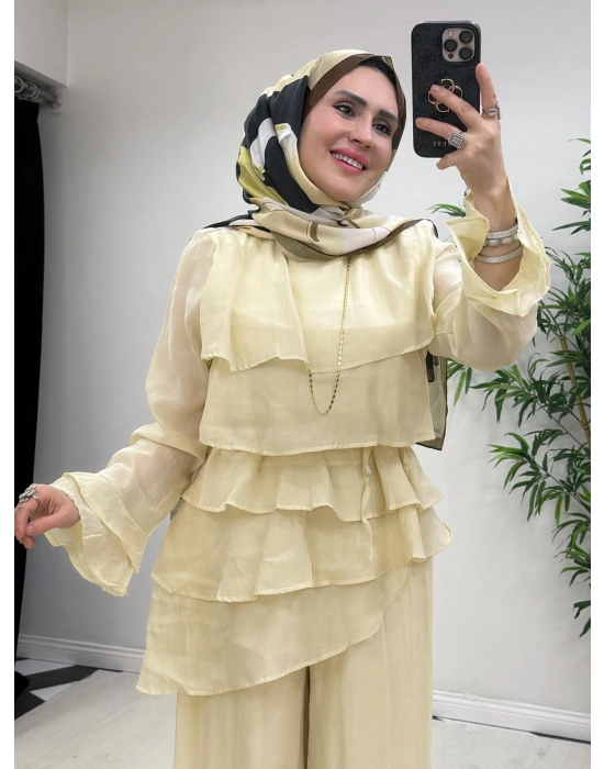 Kat Kat Tasarım Takım Tereyağ Sarısı