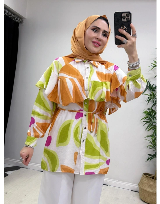 Hatice Bicer Bahar Takım Sarı Yeşil