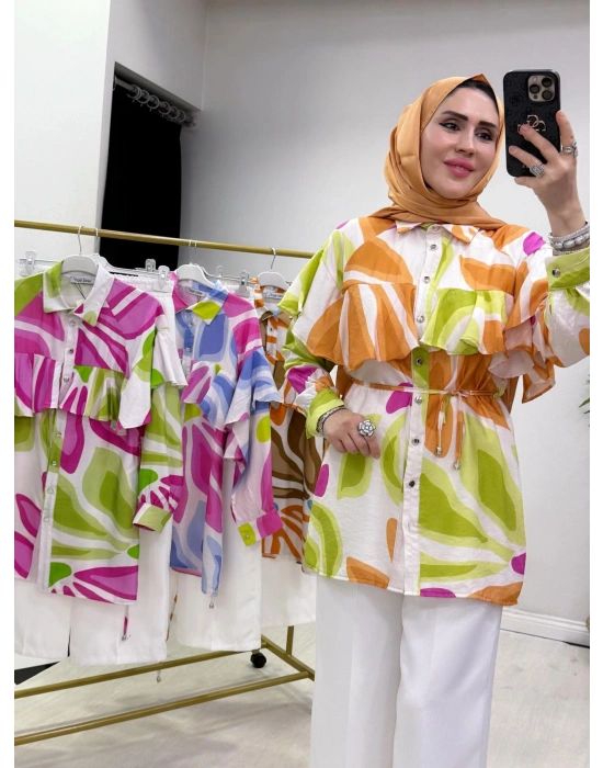 Hatice Bicer Bahar Takım Sarı Yeşil