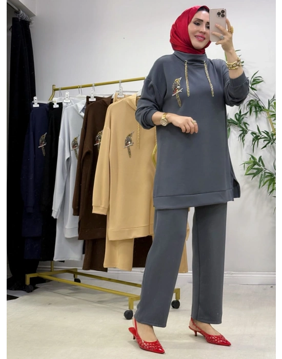 Bymen Model Oysho Takım Füme