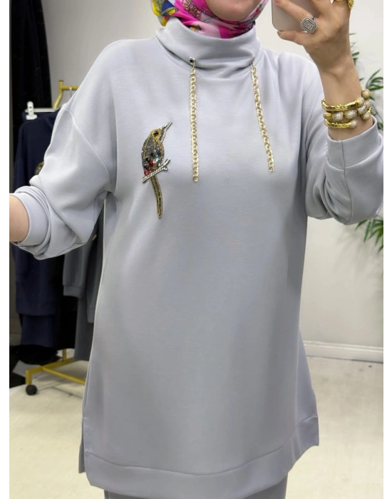 Bymen Model Oysho Takım Gri