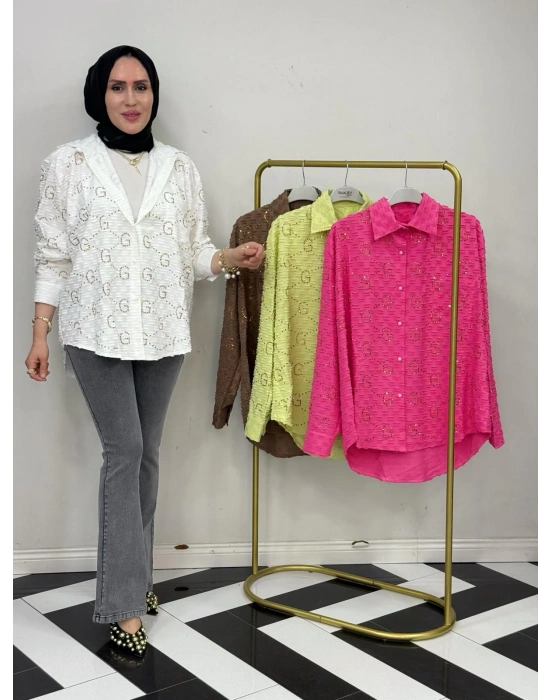 GG İthal Gömlek – Standart Beden  Beyaz