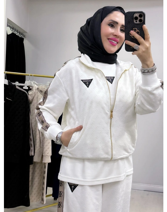 Guess 3 Parça Takım Beyaz