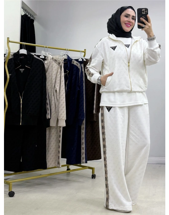 Guess 3 Parça Takım Beyaz