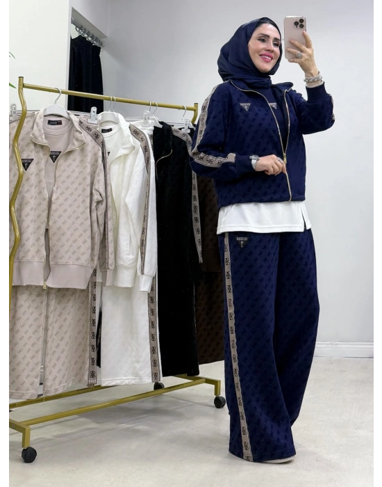 Guess 3 Parça Takım Lacivert