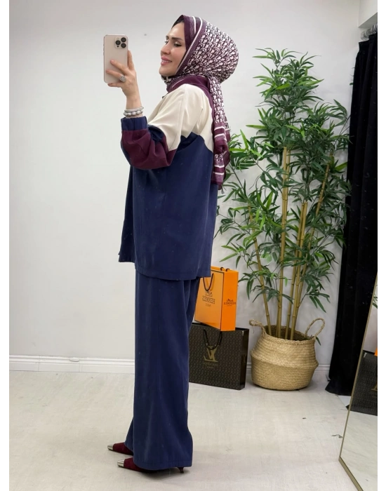 Hatice Biçer Spor Takım Yeşil Laci/Mürdüm