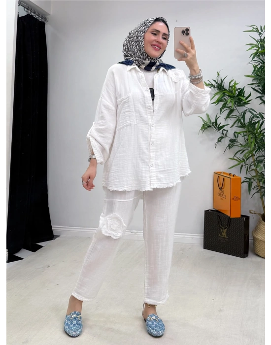 Hatice Biçer Tasarım Takım Beyaz