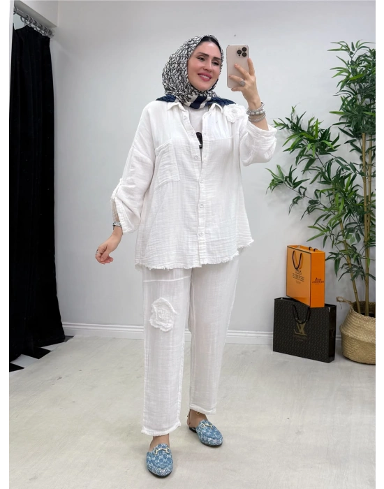 Hatice Biçer Tasarım Takım Beyaz