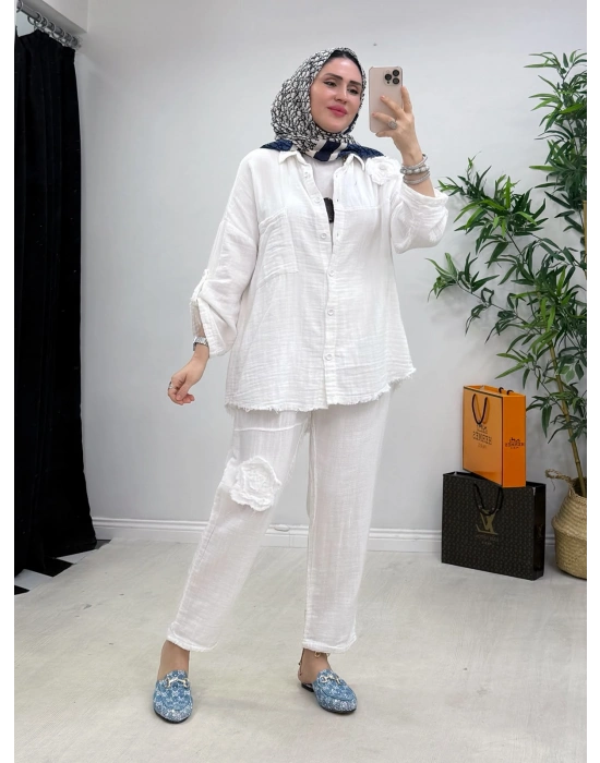 Hatice Biçer Tasarım Takım Beyaz