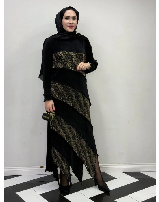 İthal Akordiyon Elbise