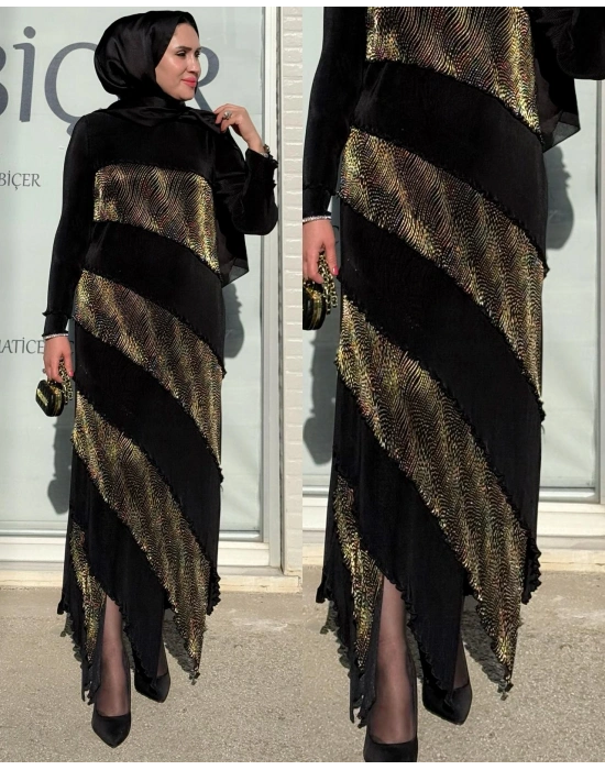 İthal Akordiyon Elbise