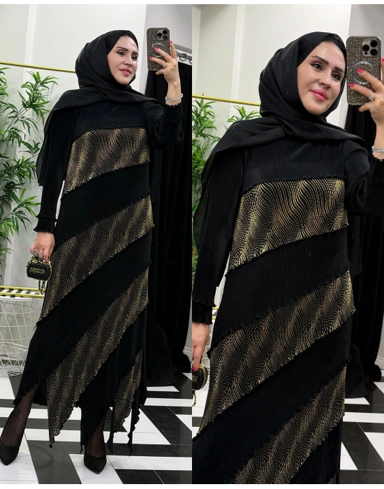 İthal Akordiyon Elbise