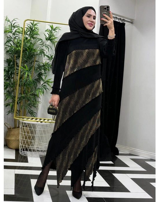 İthal Akordiyon Elbise