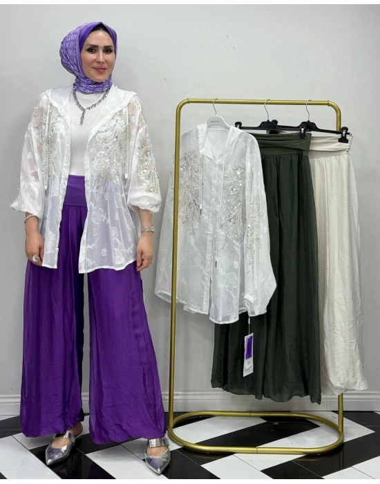 İthal Düğmeli Kap – Standart Beden Beyaz