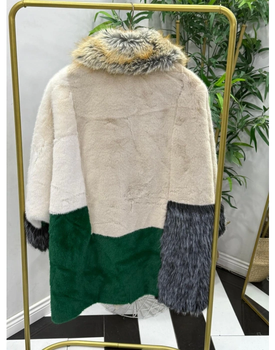 İthal Kürk Çok Renkli