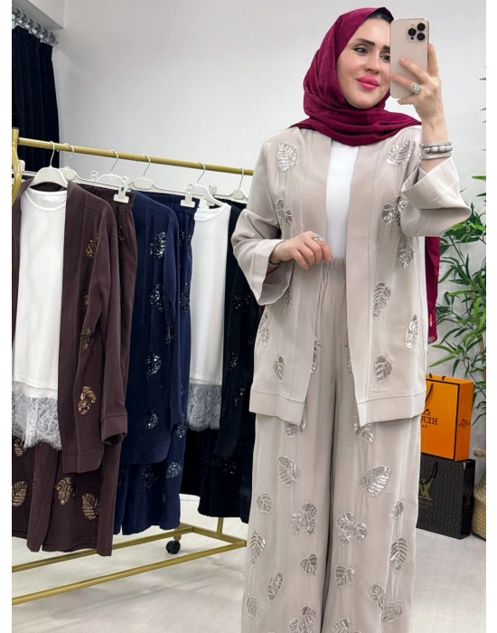 İthal Luxury Takım Krem