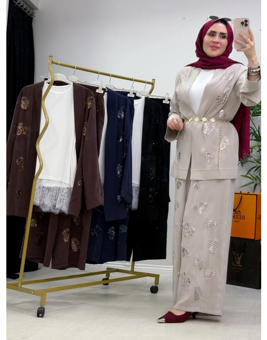 İthal Luxury Takım Krem