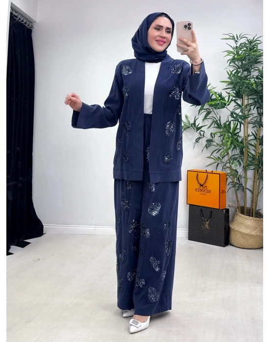 İthal Luxury Takım Lacivert