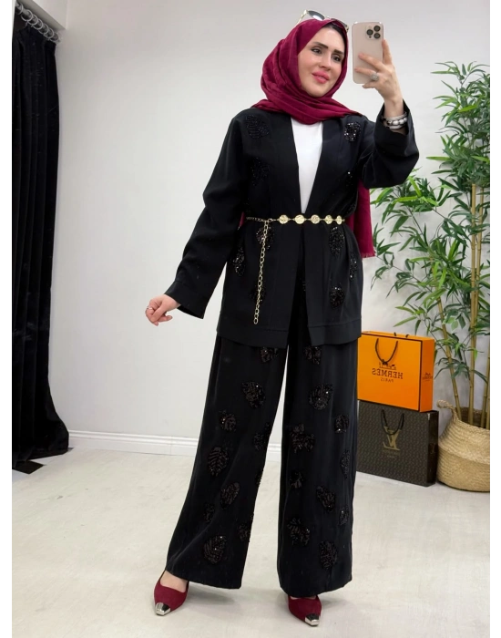 İthal Luxury Takım Siyah