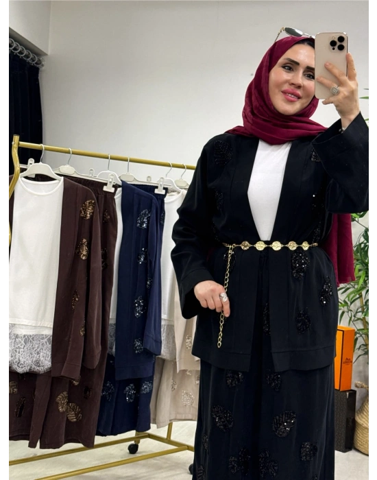 İthal Luxury Takım Siyah
