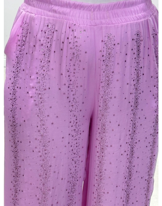 İthal Pantolon Pembe