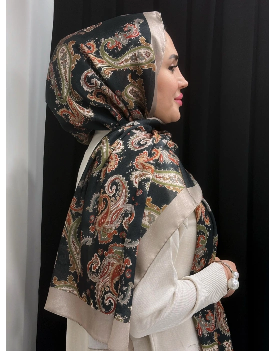 Jakar Şal Siyah Krem