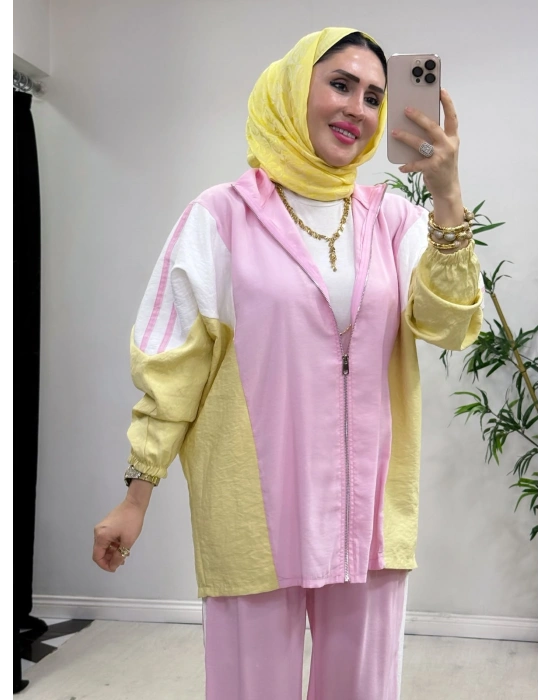 Renk Geçişli Takım Pembe