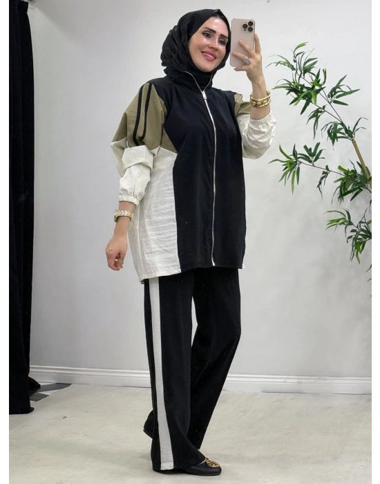 Renk Geçişli Takım Siyah