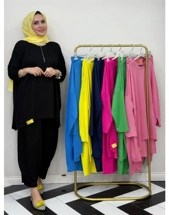 Retro Takım – Standart Beden Siyah