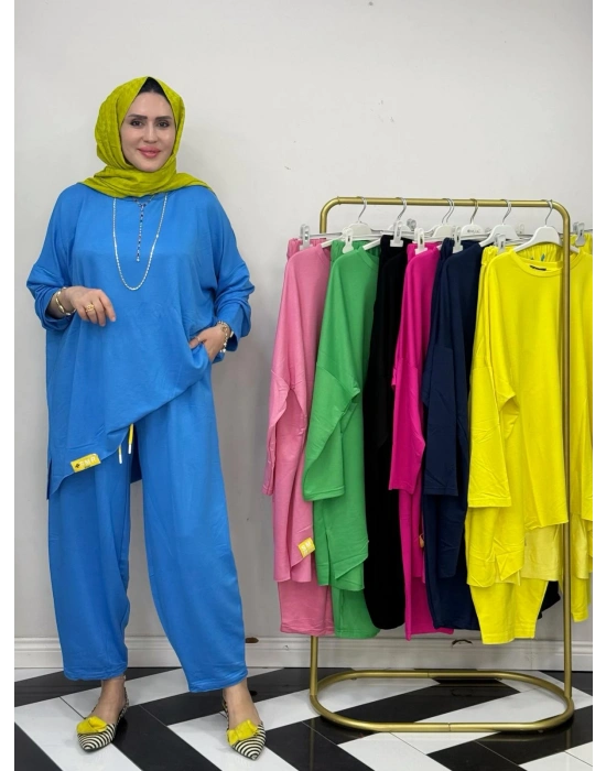 Retro Takım – Standart Beden Mavi