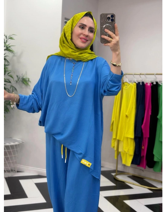 Retro Takım – Standart Beden Mavi