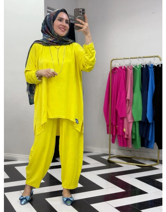 Retro Takım – Standart Beden Sarı